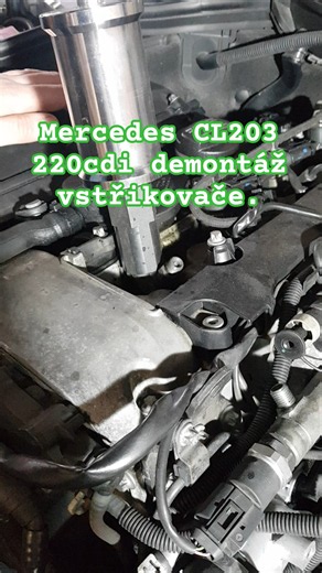 Mercedes W203 CL 220cdi 105kw demontáž vstřikovače