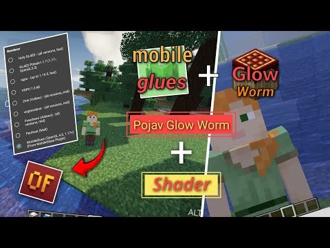 How to install Shader + Pojav Glow Worm | Mobile Glues Renderer
