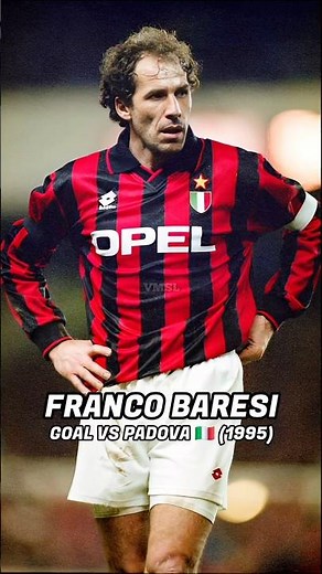 FRANCO BARESI 🇮🇹 – GOAL VS PADOVA 🇮🇹 (1995)