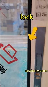 White 3-Track Aluminum Sliding Window with HD Screen & Touch Lock #AluminumWindows #SlidingWindow