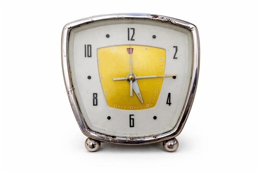 Vintage Retro Alarm Clock USSR Style Desk Clock Mid Century Mechanical Clock Old Table Clock Soviet Decor NON WORKING - Etsy