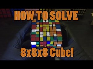How to Solve an 8x8x8 Rubik's Cube (Including Parity!)