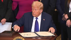 100K views · 2.2K reactions | President Donald Trump has signed the Laken Riley Act into law in memory of the nursing student killed on UGA's campus: https://2wsb.tv/4aFqVtL | WSB-TV | Facebook