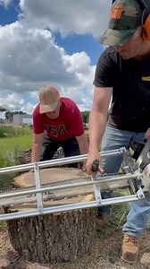 413K views · 1.6K reactions | I chainsaw milled some 24” diameter black walnut cookies with my Granberg International Alaskan mill and ripping chain. Woodworkers, what would you make?! Woodworking projects I’d use these black walnut cookies for include end tables, wood/epoxy coffee tables, and center pieces. #Woodworking #ChainsawMill #BlackWalnut #LiveEdge #Woodworker | Fox Ridge Slabs | Facebook