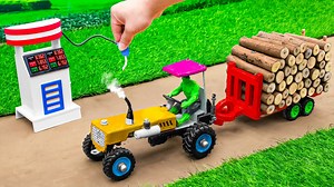 548K views · 14K reactions | Diy tractor making Pertrol Pump to supply fuel | Kids Toy TV | Facebook