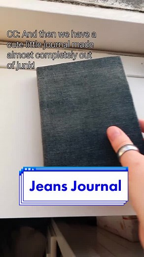 Transforming Junk into a Unique Jeans Journal