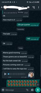 IF I GIVE YOU BALE WITH MY FULL CHEST , go and PROSPER...