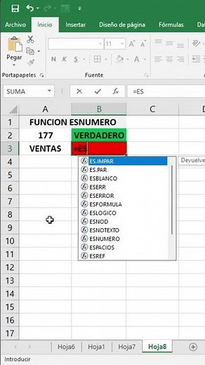 Find out if a cell has a number in Excel with this trick ⚡📊 #excel #shorts