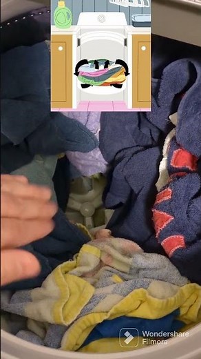 How to load a top-load washer with no center post agitator so it don't stretch items across the top