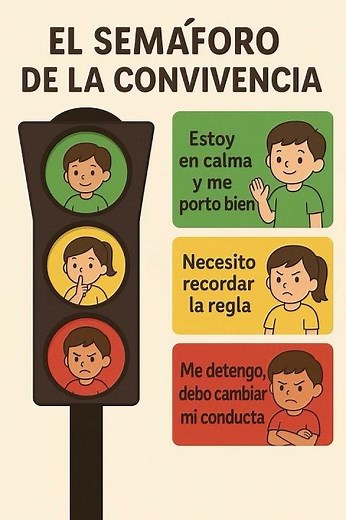 Semáforo de la convivencia #docentecreativo #maestrascreativas