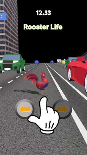 🎮Mission impossible 🐓Rooster Vs Heavy Traffic 🚦#challange #funny #fyp #shorts #viralshorts