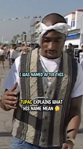 HipHopOfThe90s | Hip-Hop & Rap Music on Instagram: "🎥: 2Pac explains what his name mean 👀💯 Follow Us For More: @hiphopofthe90s 🔥 Don't forget to turn on our post notifications 🔌 - #2pac #interview #tupacamarushakur #westside #thuglife #tupactuesday #hiphop #makaveli #interesting #tupac #hiphopculture #eminem #westcoasthiphop #90srap #tupacshakur #eazye #50cent #90shiphop #rap #tupacforever #2paclegacy #drdre #2pacshakur #oldschoolhiphop #snoopdogg #icecube #trending #rip2pac #legendsneverdi