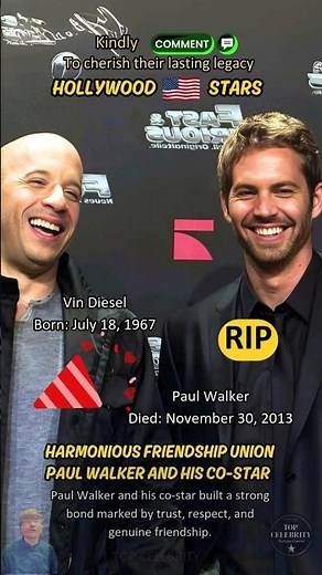 Paul Walker and His Co-Star: A Friendship That Defined Fast & Furious and Touched the World