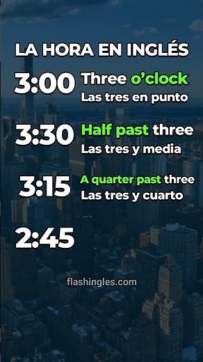 IF YOU UNDERSTAND THIS, YOU'LL KNOW HOW TO TELL THE TIME IN ENGLISH #learnenglish