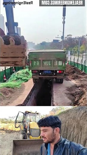 यह है असली ऑपरेटर और हैवी ड्राइवर truck driver excavator operator #shorts