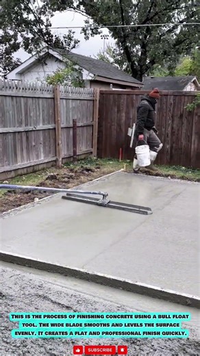 Concrete Finishing Tool for Smooth and Level Surface Results