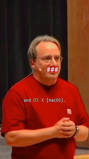 Linus torvalds about mac🤯🤯 #linux #programming #cybersecurity