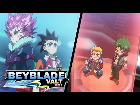 BEYBLADE BURST SURGE ¡Aiger y Lein vs Dante y Sailas! [ Español Latino ]