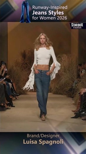 Runway-Inspired Jeans Styles for Women 2026 👖#fashion #jeans #style #shorts