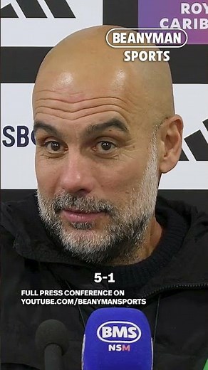 NONE OF YOU ARE CITY FANS BUT AT 5-1 YOU ALL THOUGHT IT WAS OVER! 😅 | Pep Guardiola