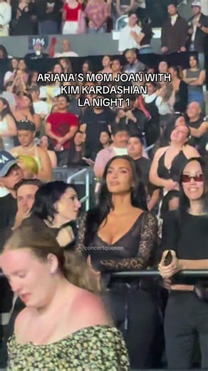 Ariana Grande’s Mom Joan with Kim Kardashian at Eternal Sunshine Tour - LA Night 1 #arianagrande #eternalsunshinetour #losangeles #trending #fyp