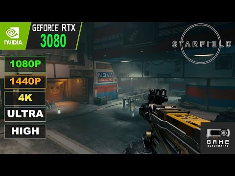 RTX 3080 | Starfield. 1080P, 1440P, 4K Ultra & High Settings, FSR