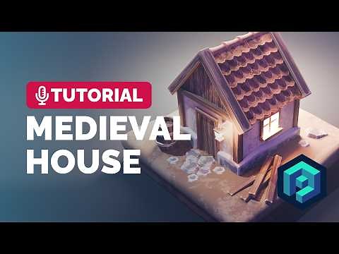 Full Blender Tutorial - Textured Medieval House
