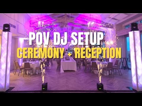 POV DJ Gig Log: Elegant Wedding | Ceremony + Reception