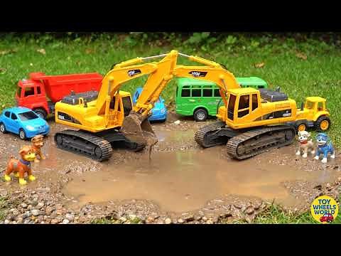 JCB 5DX Truck Tractor & Excavator Toy Playset | Unboxing & Construction Fun for Kids