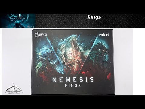 Nemesis Board Game Kings Expansion Unboxing