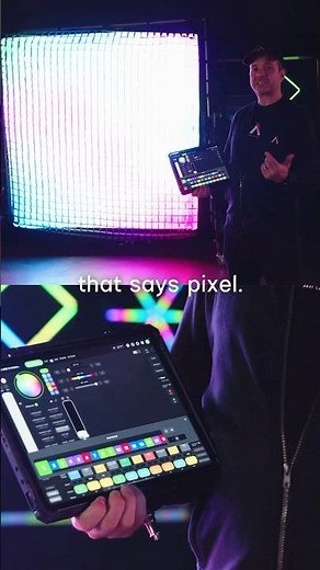 Pixel control is now available with Sidus Link Pro 🟥🟩🟦🟨 #dmxlighting #pixelmapping