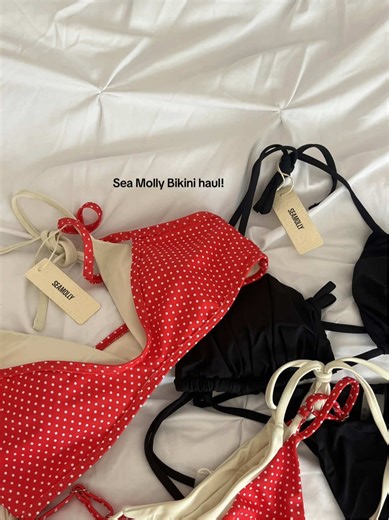influenced by my own Instagram ads @seamollybikini #bikinihaul #bikiniseason #summerhaul #beach #bathingsuit