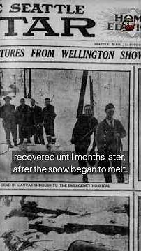The Train Buried by America’s Deadliest Avalanche | Wellington, 1910