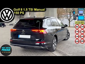 2025 VW Golf 8 Variant 1.5 TSI Manual (150 PS) TEST DRIVE 🚗 Fuel Consumption & Performance Review