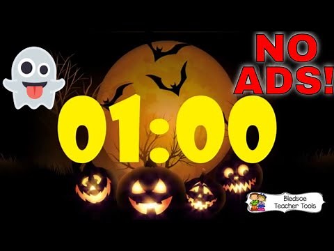 1 Minute Timer with Spooky Halloween Sounds