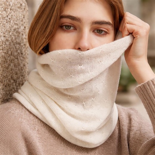 Cashmere Infinity Scarf for Women – Soft Knit Loop Scarf, Winter Neck Warmer, Chunky Cowl, Cozy Fall Gift - Etsy