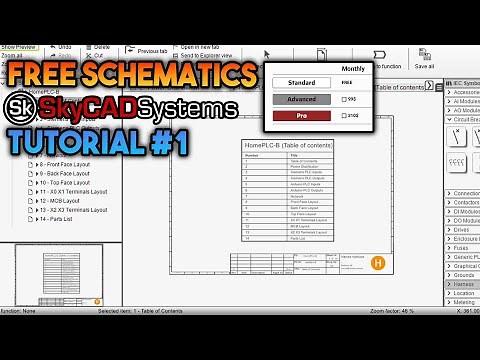 How I Create Electrical Schematics For Free Using SkyCAD: Tutorial 1