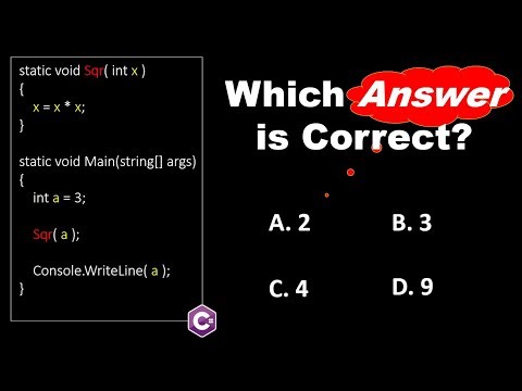 Programming Tutorial in C# - Which ANSWER is Correct? #coding #programming