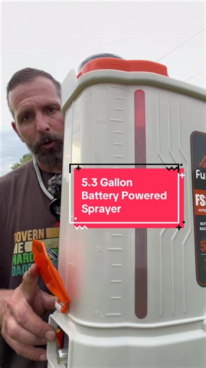Battery-Powered 5.3 Gallon Backpack Sprayer Review