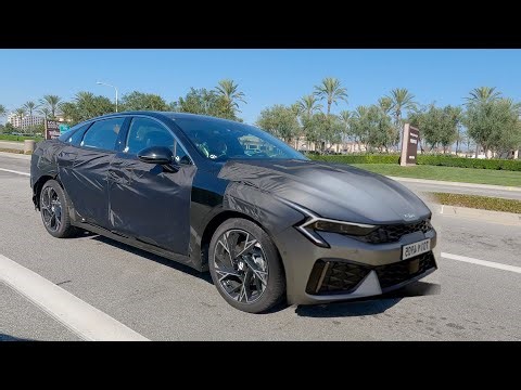 Glimpse The New Kia K5's Dual-Screen Dash Before You're Supposed To See It