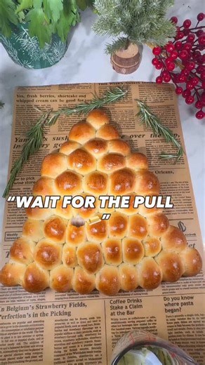 Paula’s Kitchen 👩🏻‍🍳 on Instagram: "🎄Soft pull-apart bread shaped like a Christmas tree Brushed with garlic 🧄butter 🧈 cilantro 🌿 and baked until golden.🎄 Would you make this?👀 #pullapartbread #garlicbread #christmasbaking #cozybaking #homebaking"