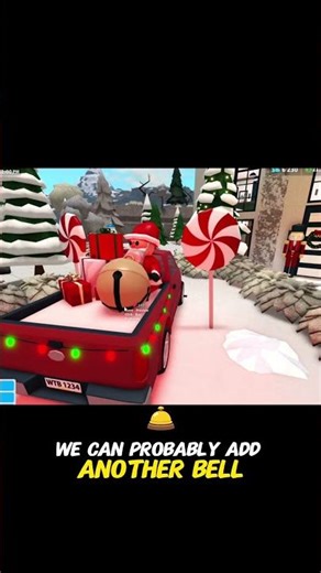 BLOXBURG CHRISTMAS BUILD HACK #robloxbloxburgspeedbuild #roblox