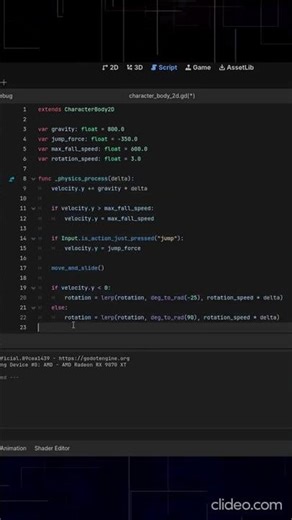 Day 1 of making Flappy Bird in godot #game #gamedev #gameengines #programming #godot #coding