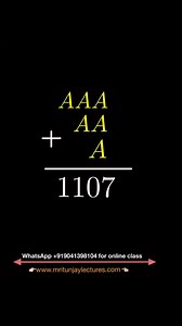 23K views · 74 reactions | Math test find A=? math #satexam #SATPrep #class8 #mritunjaylectures #grade8 #grade7 ☺️ | Mritunjay Lectures | Facebook