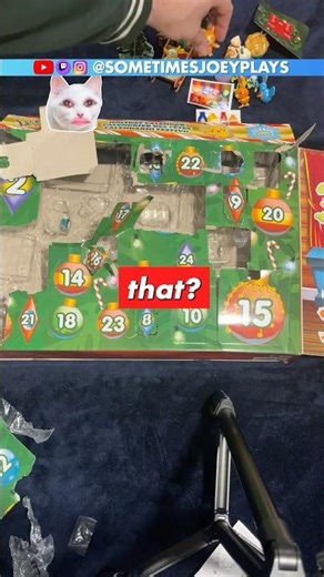 Day 17 Pokémon Holiday Calendar #pokemon #unboxing #holiday #fyp #shorts