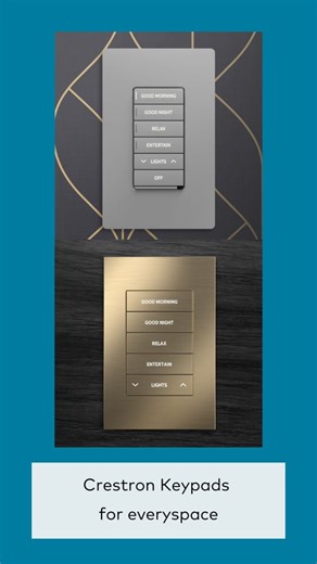 Crestron on Instagram: "Discover a new level of sophistication and customization with our newest Crestron Keypads! From sleek Cameo keypads to elegant Horizon keypads, we have the perfect solution for every space. Visit our link in bio to learn more! #Crestron #CrestronHome #Keypads #Control #SmartHome #HomeAutomation #Lighting"