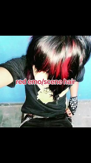 Explore Stunning Red Emo Hairstyles for 2000s Style