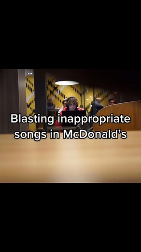 She got so pissed 🤣 #foryou #fyp #foryoupage #mcdonalds #prank #pranks #baylenlevine #inappropiate #music #song #youtuber