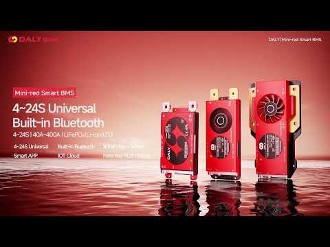 🔴 DALY Mini-Red A Series – Gen 6 Smart BMS | Smarter. More Universal. Fully Upgraded.