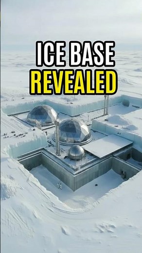 Hidden Arctic Base Built Beneath Ice! ❄️🏗️